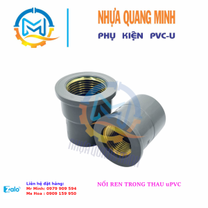 Nối ren trong thau PVC