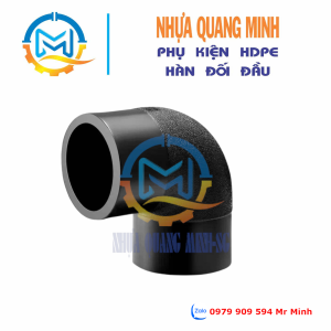 Co 90° HDPE (hàn đối đầu)