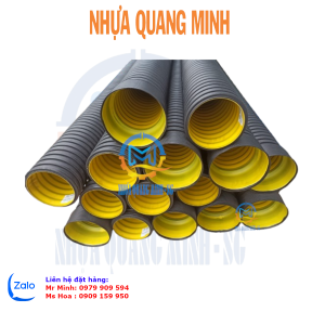 Ống HDPE gân xoắn 2 lớp D110-D500