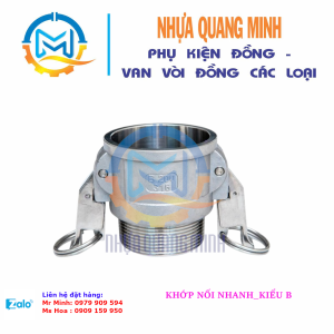 Khớp nối nhanh inox 304 camlock B  – Inox Camlock Couplings